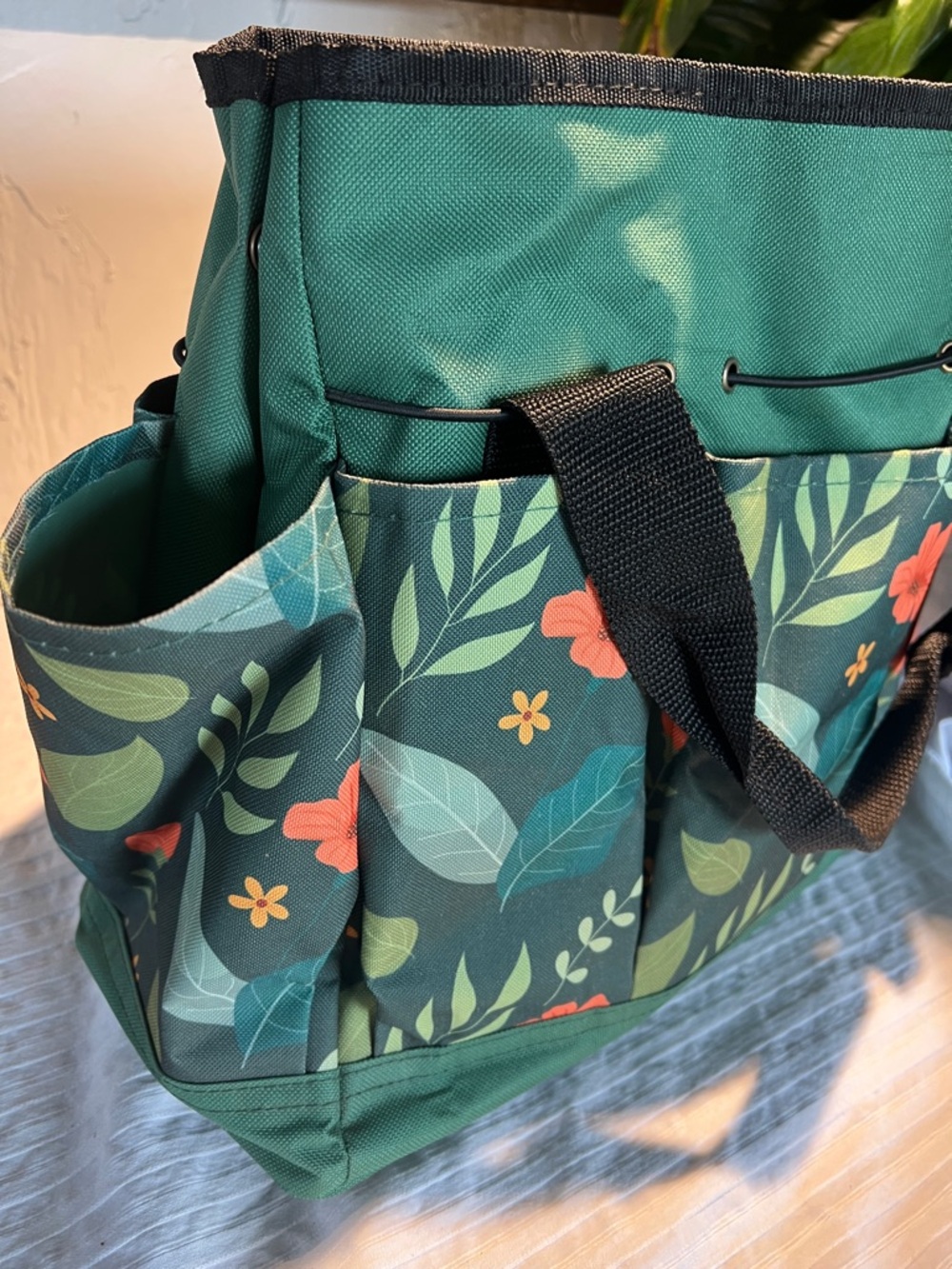 Green Floral Utility Organizer Expandable Tote by GeeDuo Garden Tools - Picture 8 of 16